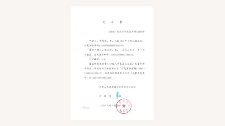 公证服务实例图